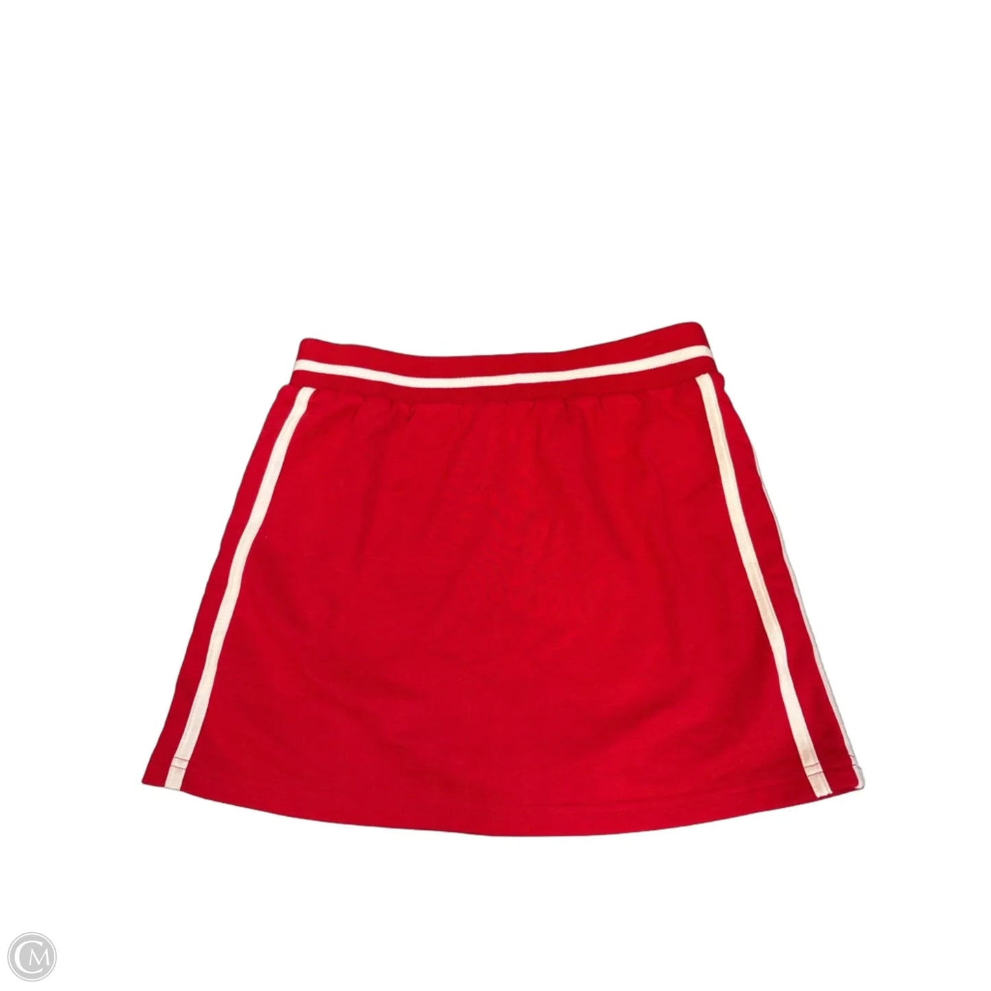 Skort By Clothes Mentor In Red & White, Size: M
