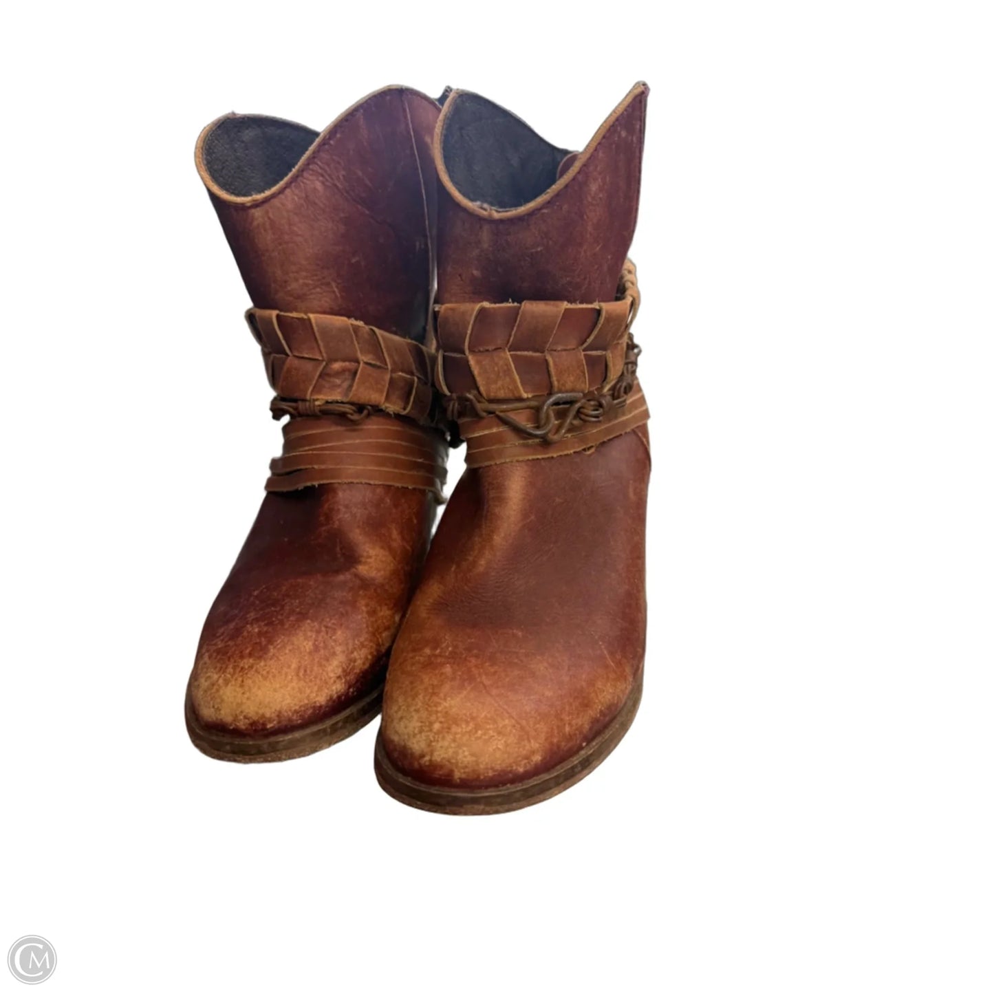 Boots Leather By Corral In Brown, Size: 9