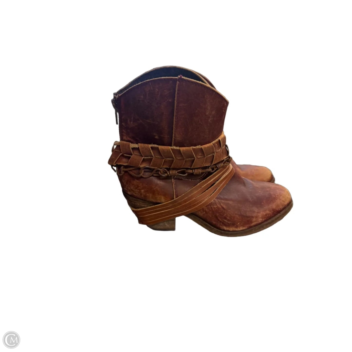 Boots Leather By Corral In Brown, Size: 9
