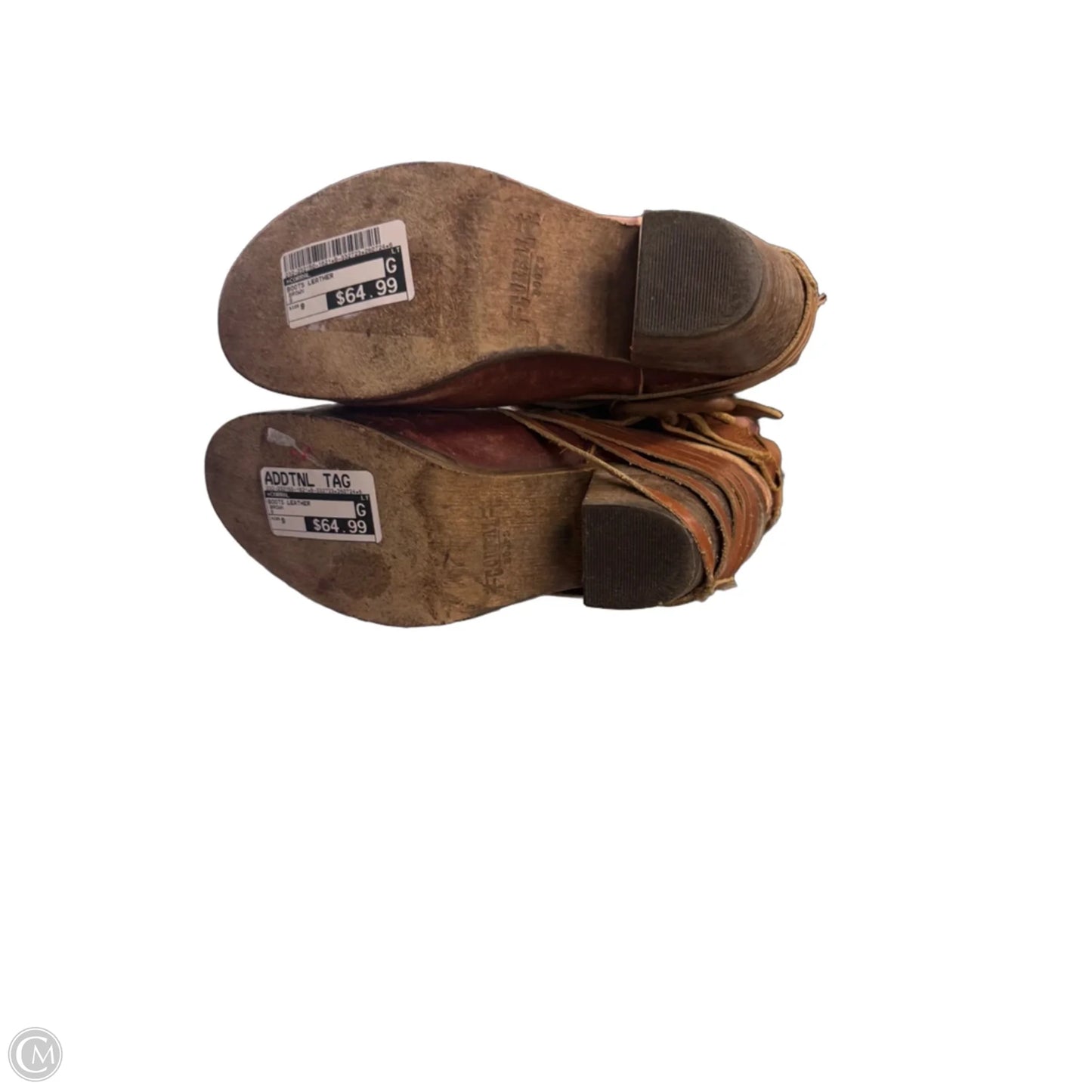 Boots Leather By Corral In Brown, Size: 9