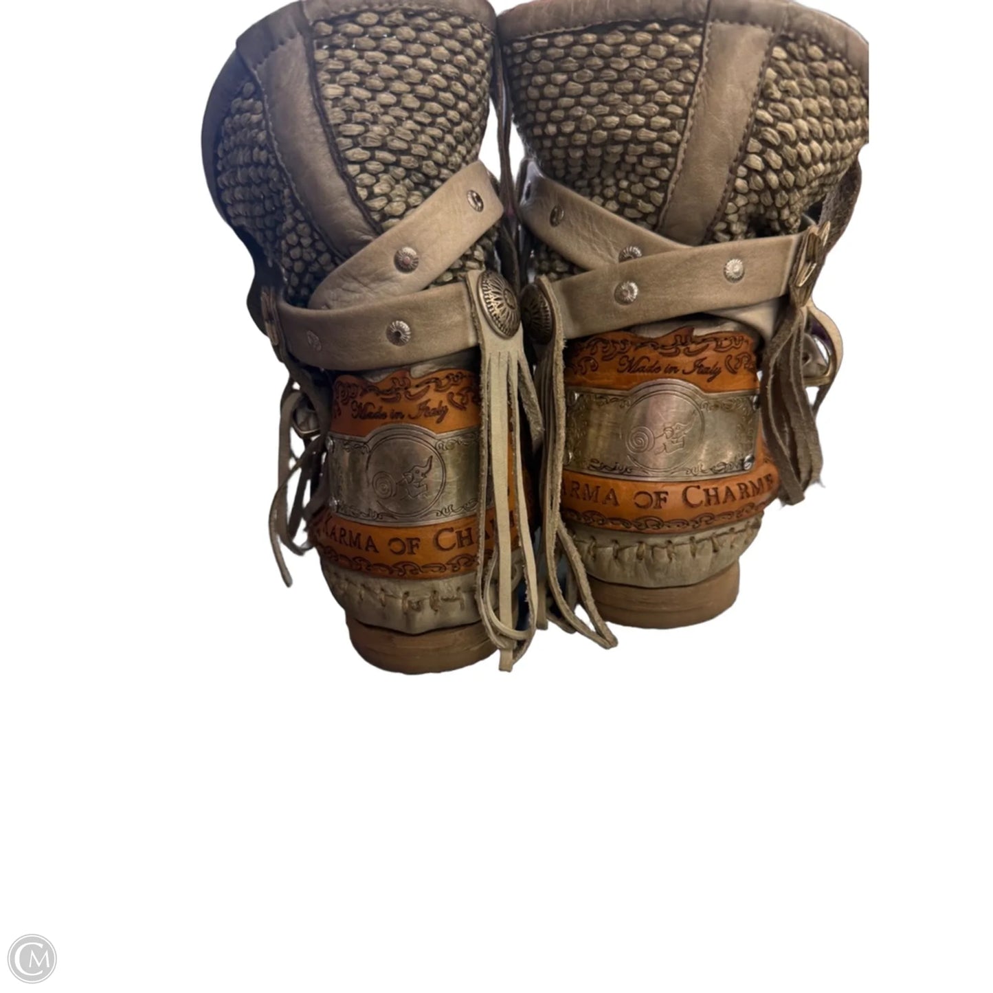 Boots Leather By Cma In Green, Size: 9