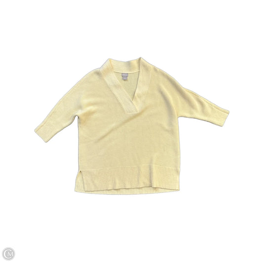 Sweater By Chicos In Yellow, Size: M
