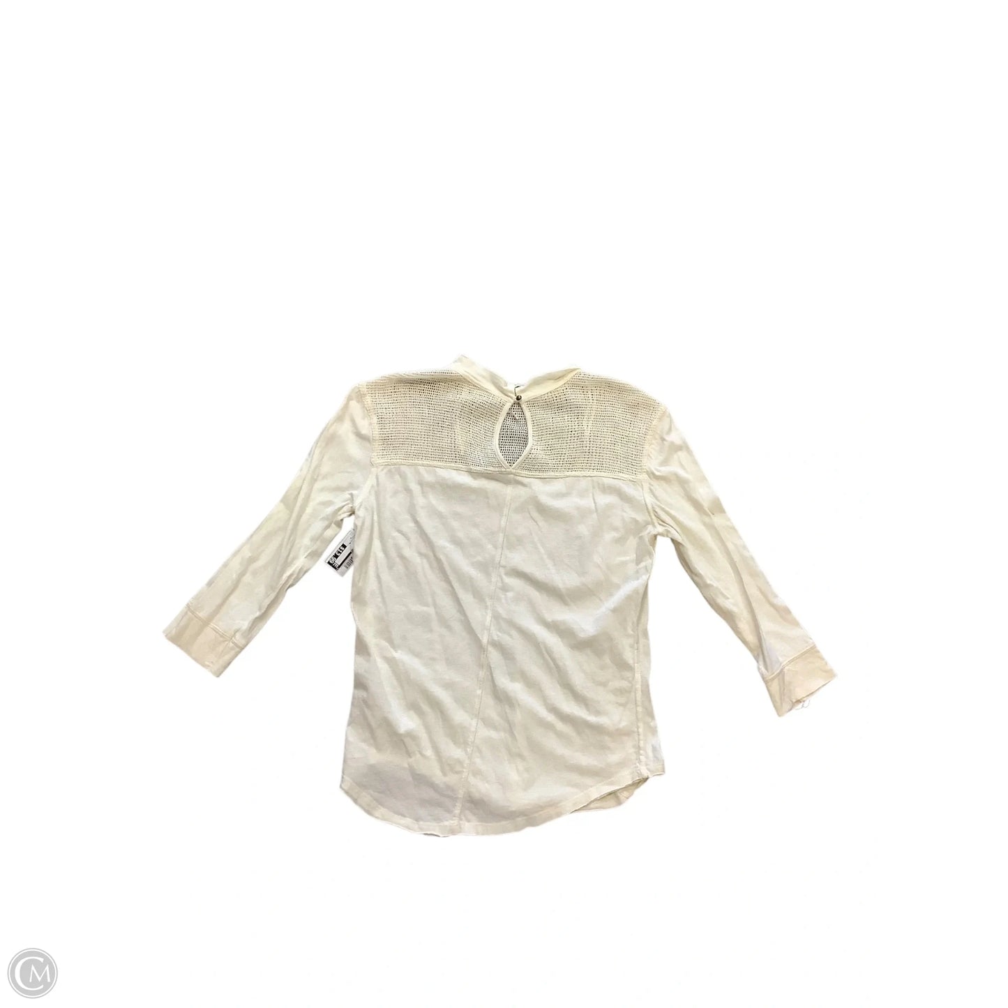Top Long Sleeve By Free People In Cream, Size: L