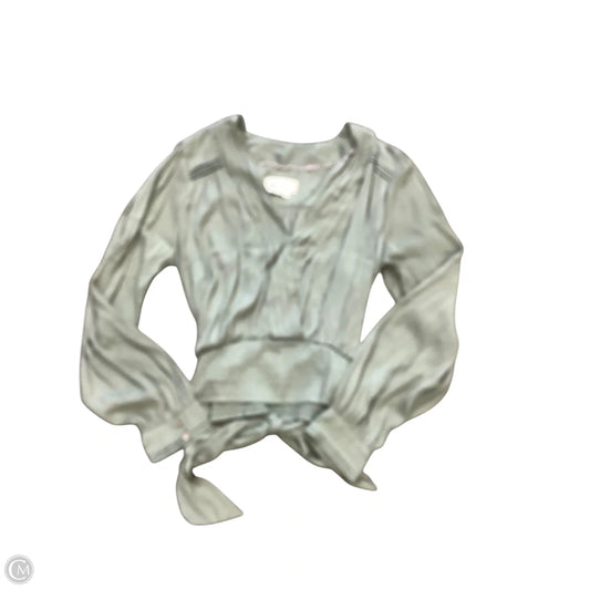 Top Long Sleeve By Anthropologie In Green, Size: Xl