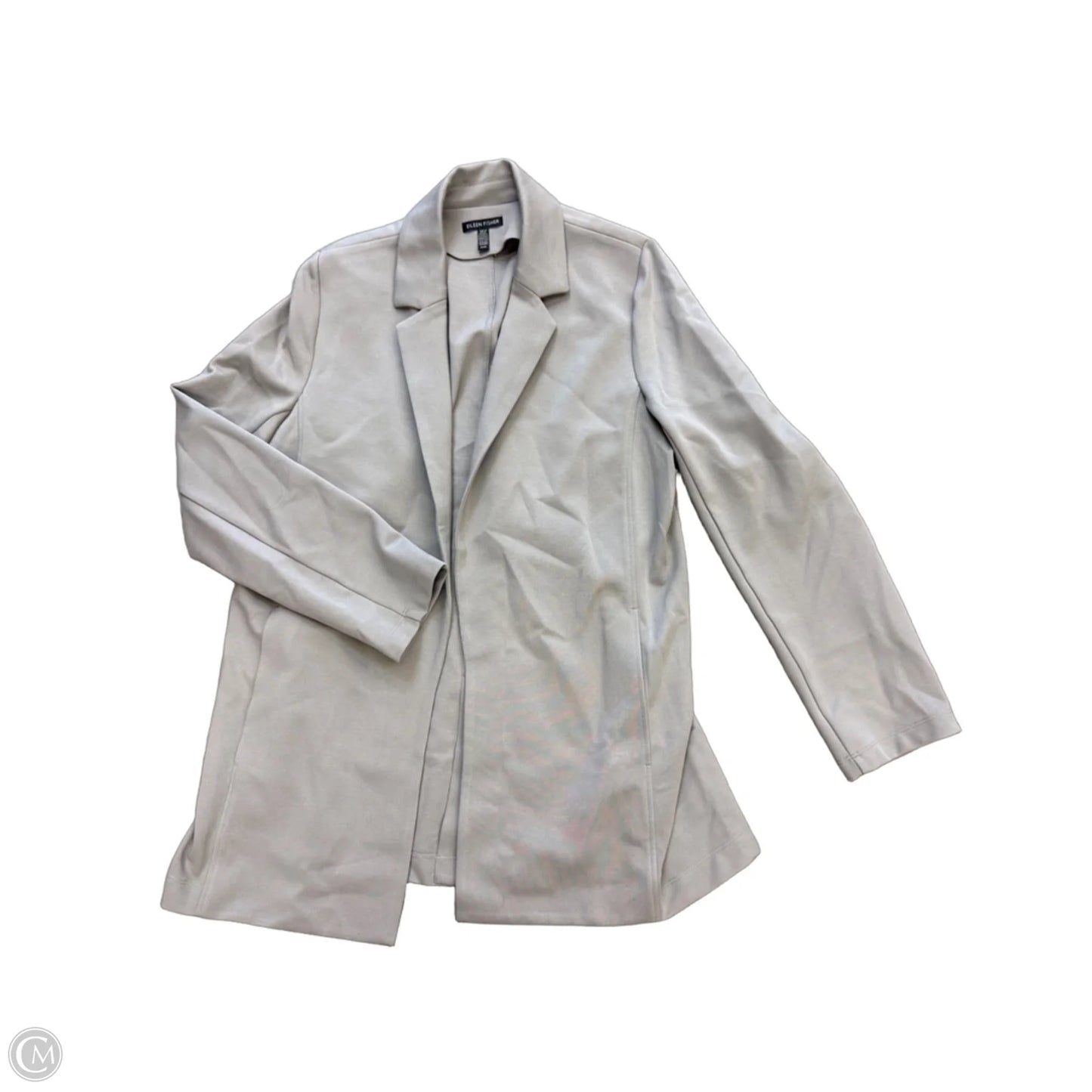 Blazer By Eileen Fisher In Grey, Size: M