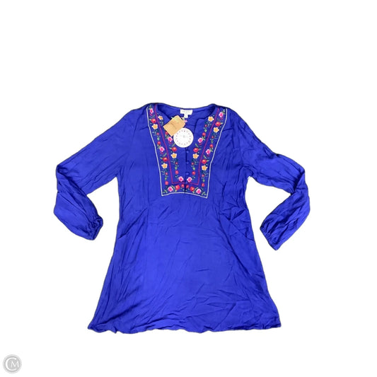 Dress Casual Short By Umgee In Blue, Size: M
