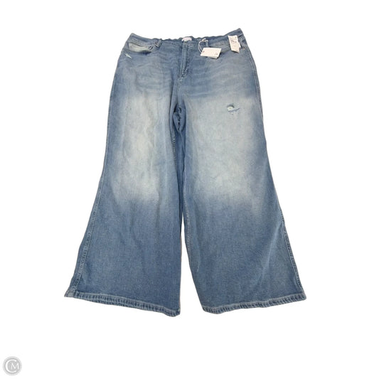 Jeans Cropped By Good American In Blue, Size: 18