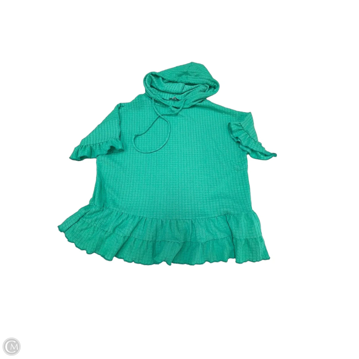 Top Short Sleeve By White Birch In Green, Size: L