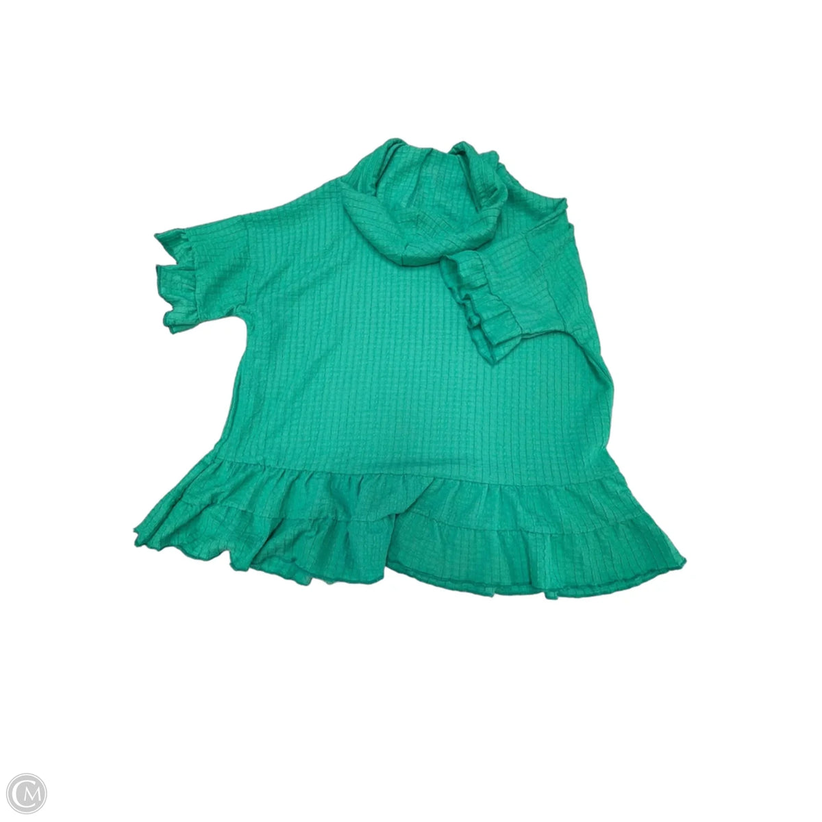 Top Short Sleeve By White Birch In Green, Size: L