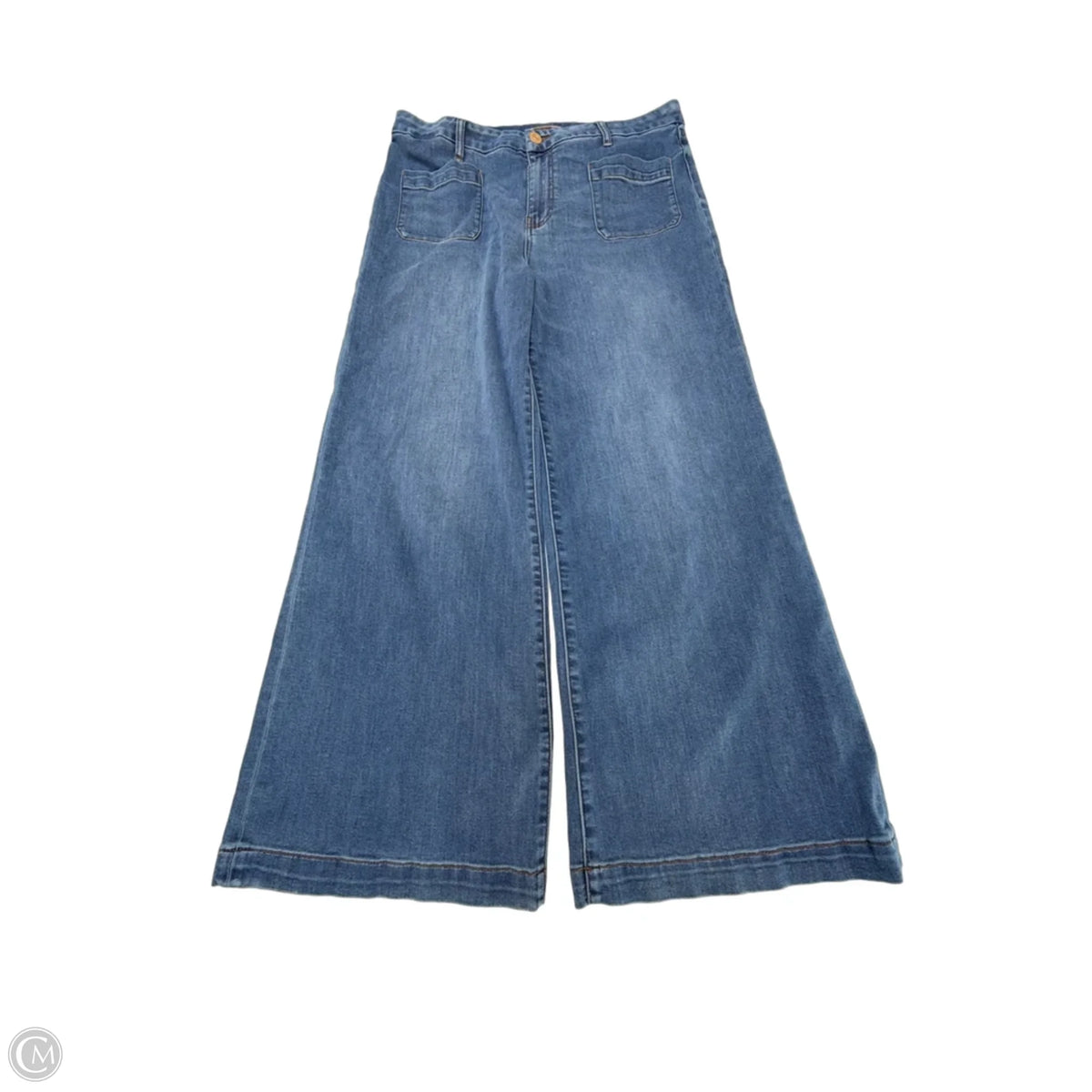 Jeans Wide Leg By Kut In Blue, Size: 14