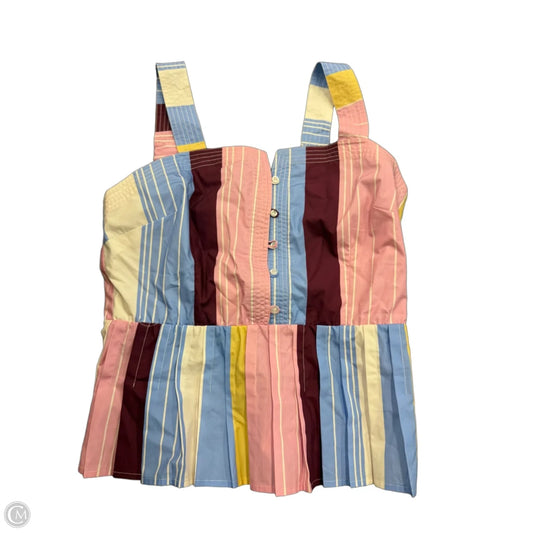 Top Sleeveless By Current Air In Multi-colored, Size: L