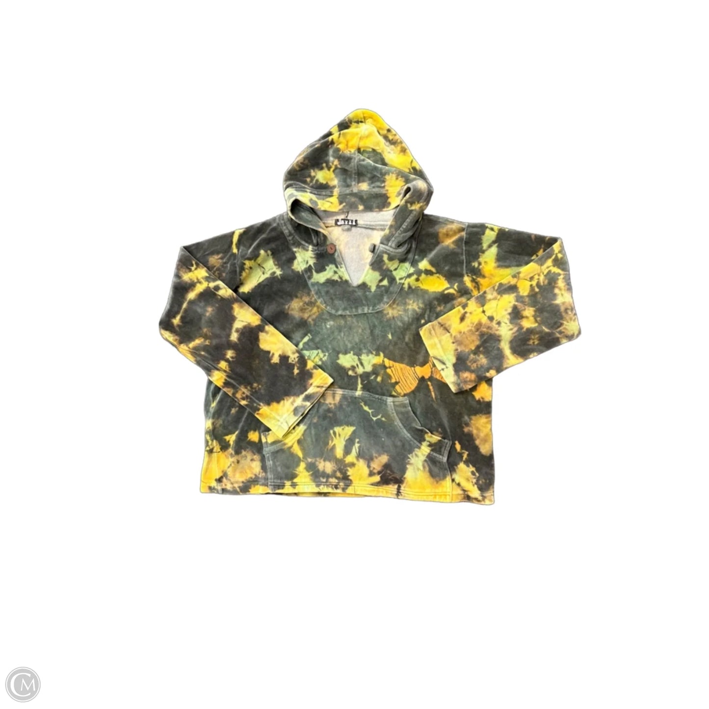 Sweatshirt Hoodie By Jayley In Tie Dye Print, Size: M