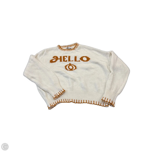 Sweater By Simply Southern In Cream, Size: S