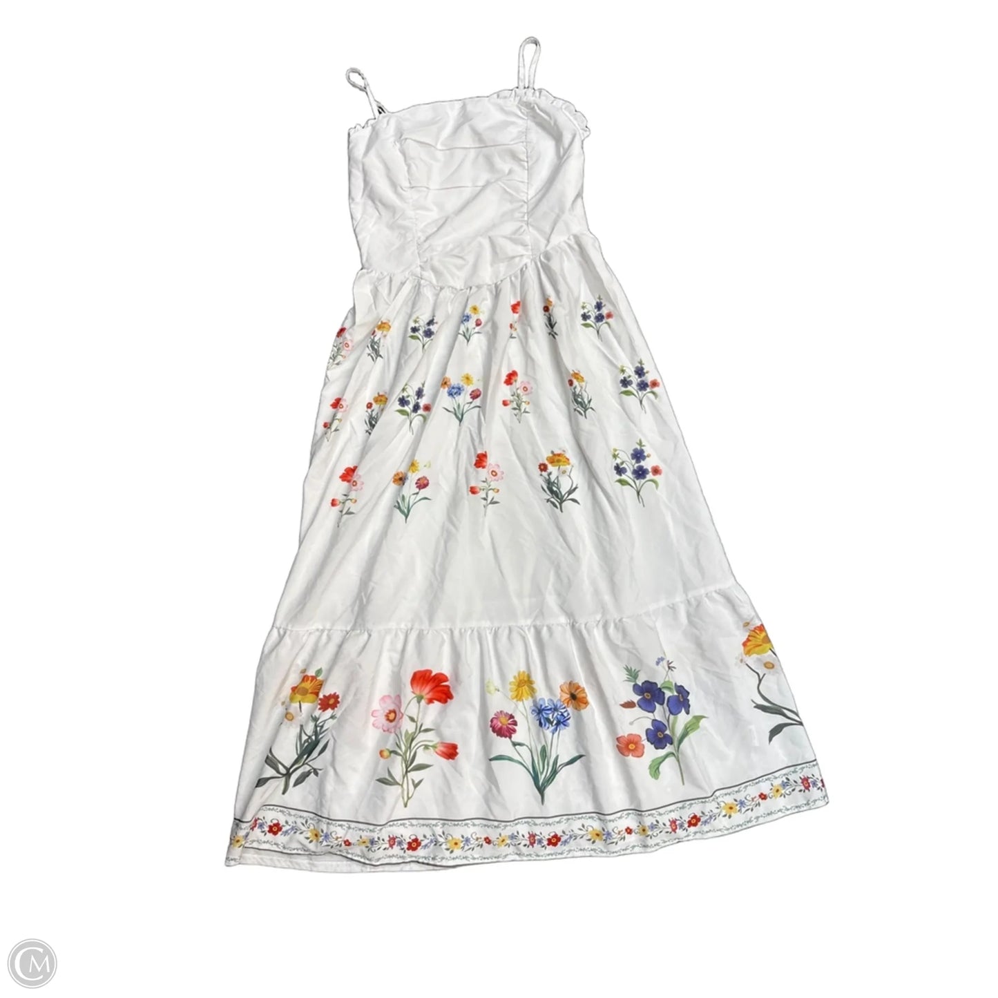 Dress Casual Maxi By Clothes Mentor In White, Size: M