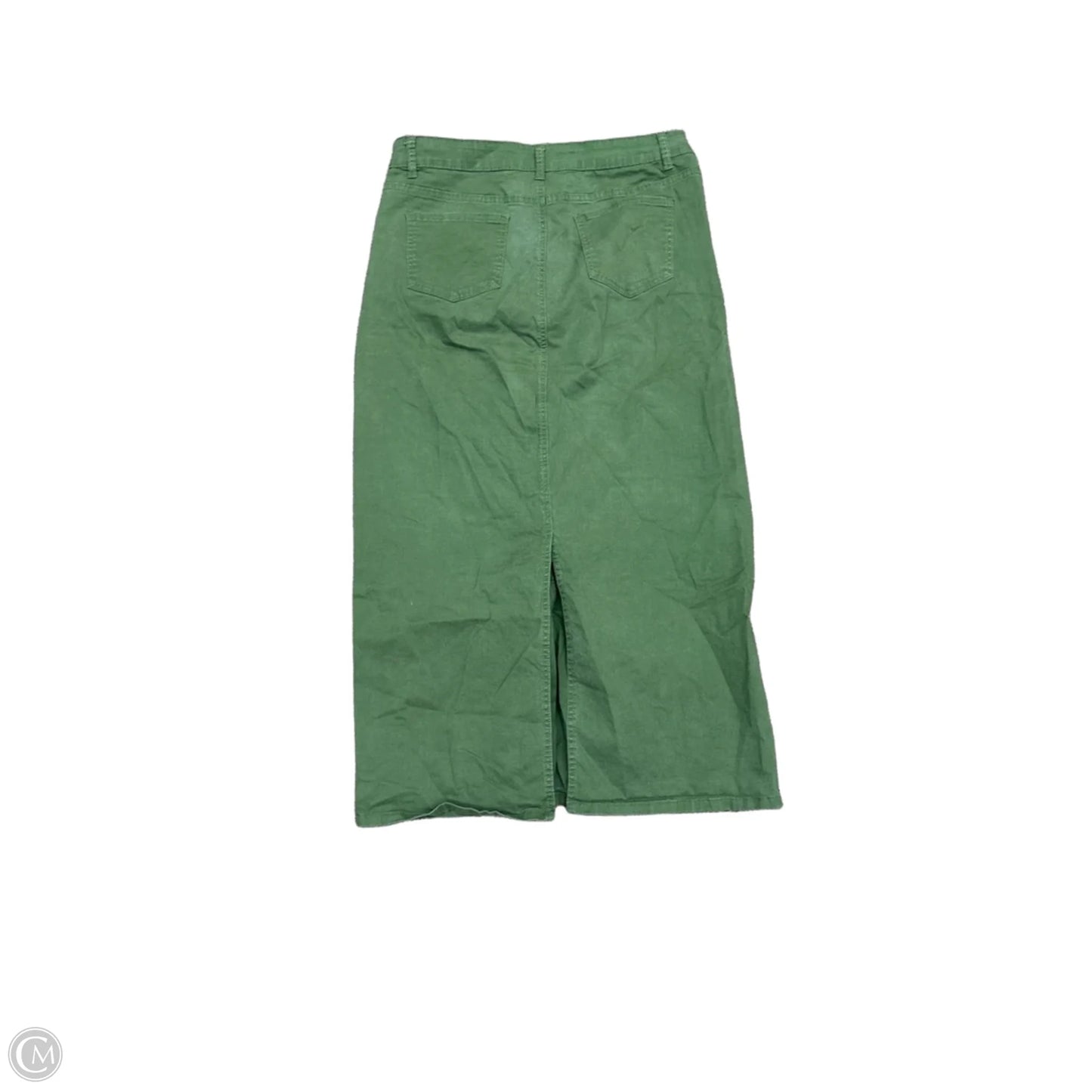 Skirt Maxi By Clothes Mentor In Green, Size: 14