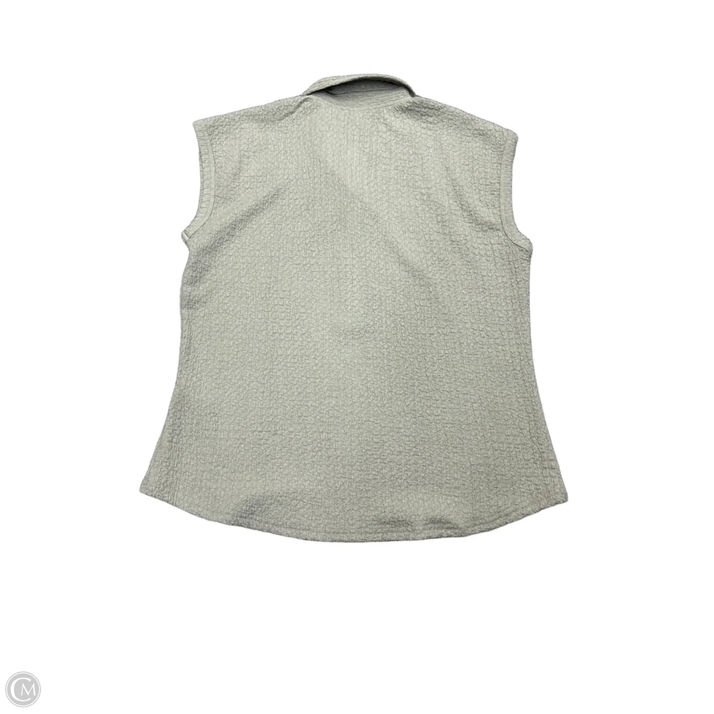 Top Short Sleeve By Modern Works In Taupe, Size: M