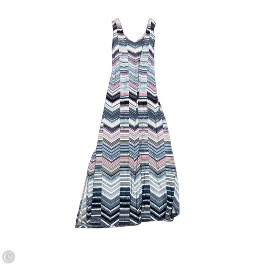 Dress Casual Maxi By Chicos In Blue, Size: 2