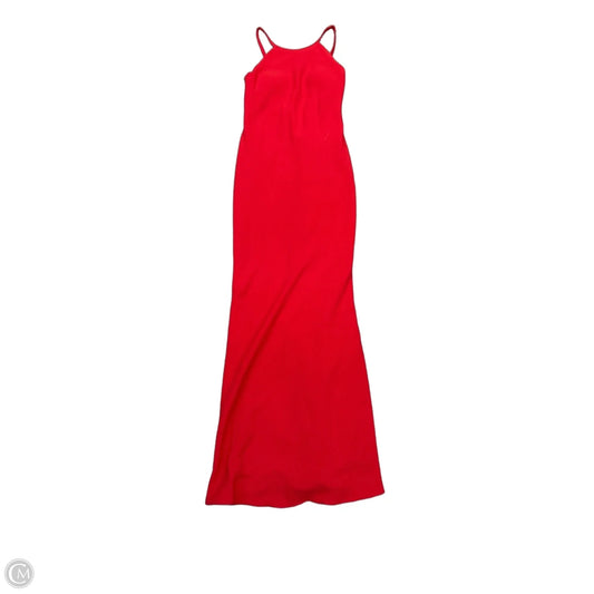Dress Party Long By Calvin Klein In Red, Size: 4