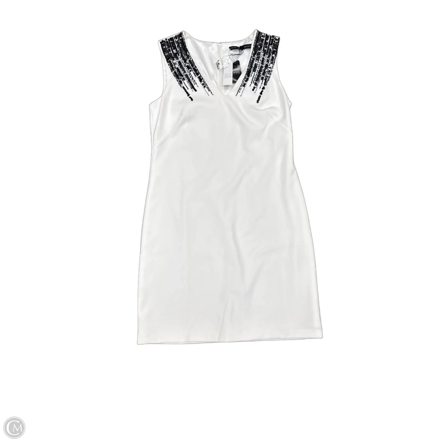 Dress Party Midi By White House Black Market In Black & White, Size: 4