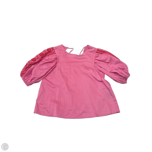 Top Long Sleeve By Clothes Mentor In Pink, Size: S