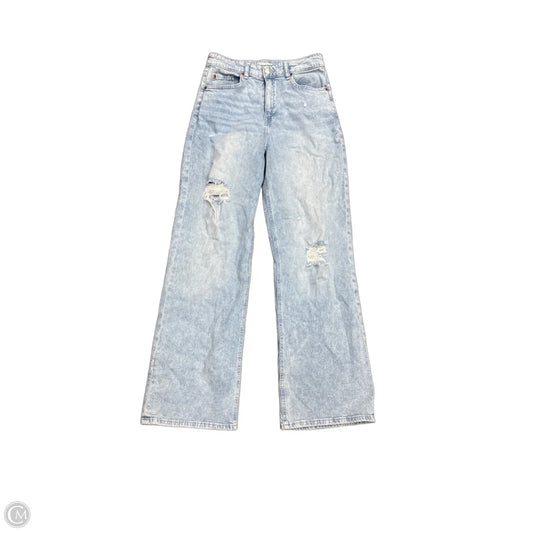 Jeans Wide Leg By H&m In Blue, Size: 8