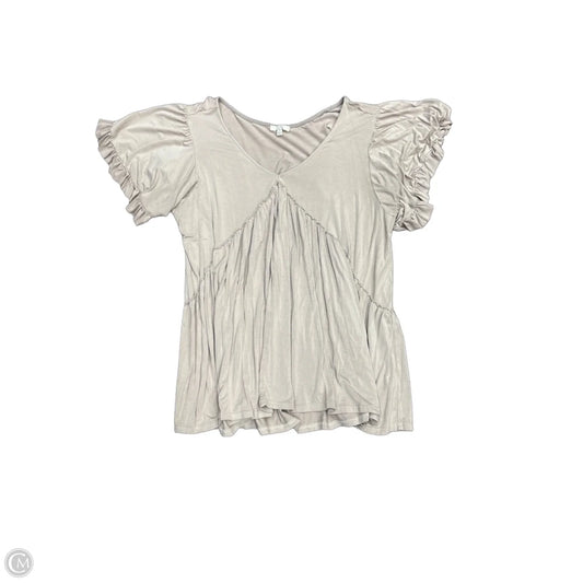 Top Short Sleeve By Kori America In Pink, Size: L
