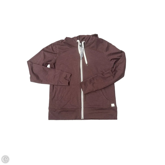 Athletic Sweatshirt Hoodie By Vuori In Brown, Size: Xs