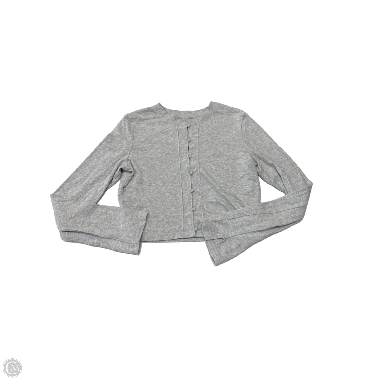 Top Long Sleeve By Aerie In Grey, Size: M