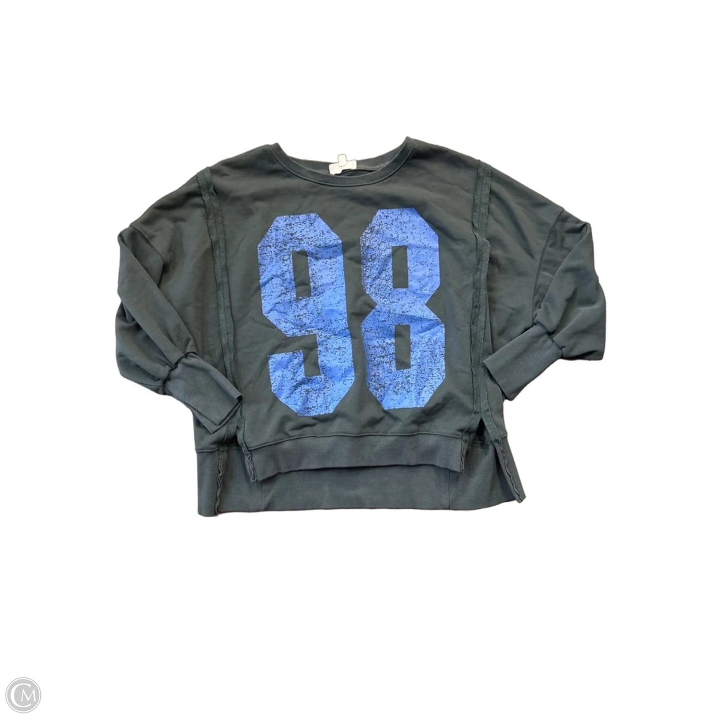 Sweatshirt Crewneck By Ee Some In Green, Size: S