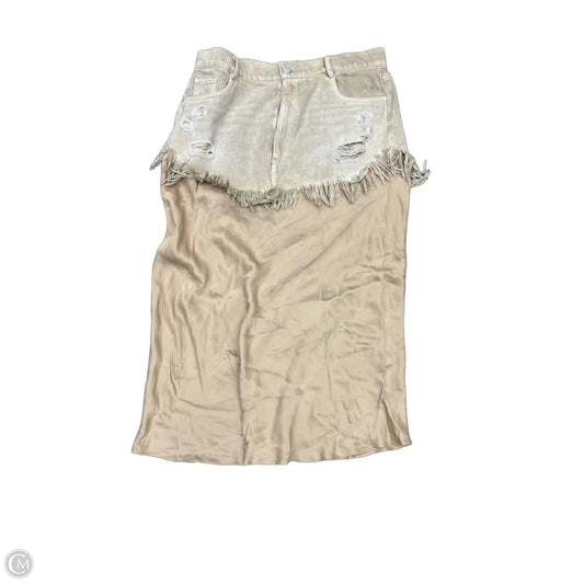 Skirt Maxi By Pilcro In Tan, Size: 14