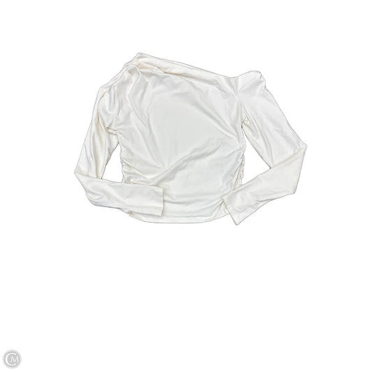 Top Long Sleeve By J. Crew In Cream, Size: L