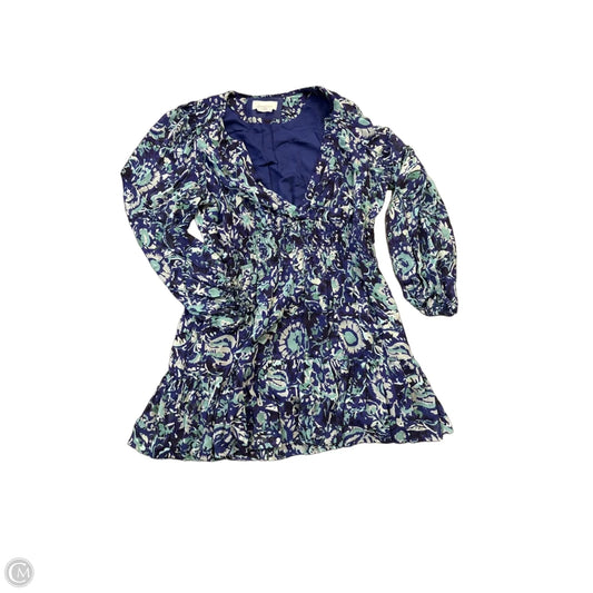 Dress Casual Short By Anthropologie In Blue & Green, Size: Xl