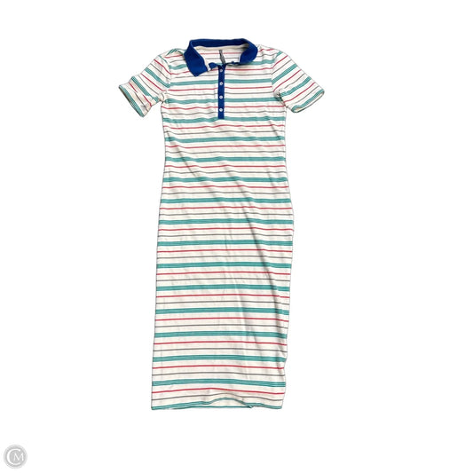 Dress Casual Midi By Anthropologie In Striped Pattern, Size: L