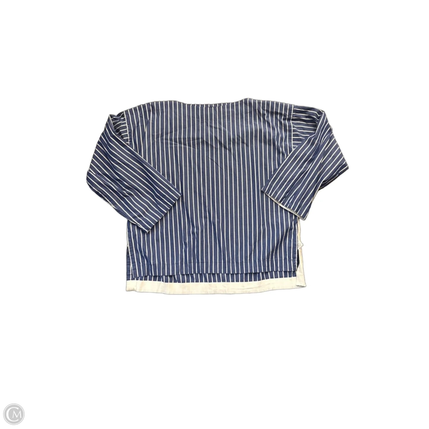 Top Long Sleeve By J. Crew In Striped Pattern, Size: L