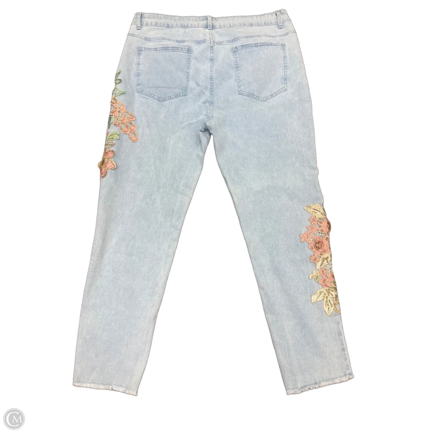 Jeans Straight By Boston Proper In Blue, Size: 18