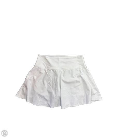 Athletic Skirt By Beyond Yoga In White, Size: Xl