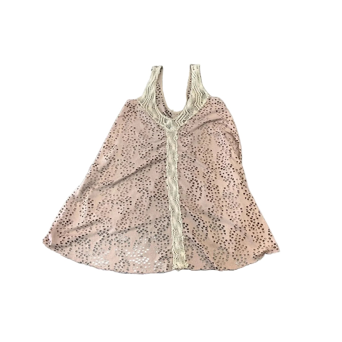 Top Sleeveless By Free People In Beige, Size: Xs
