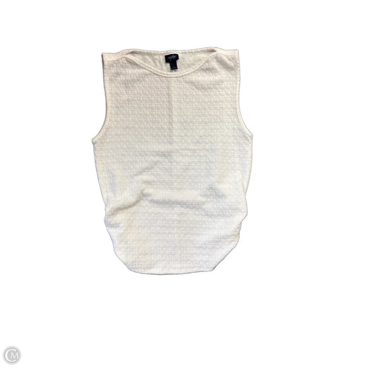 Top Sleeveless By Daytrip In White, Size: L