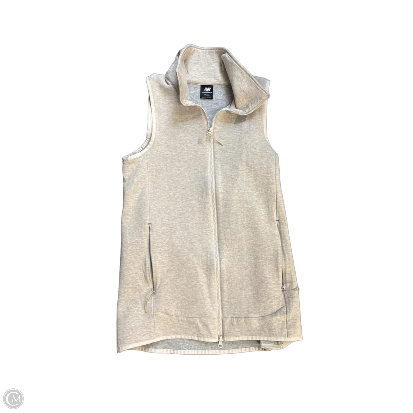 Athletic Jacket By New Balance In Grey, Size: S