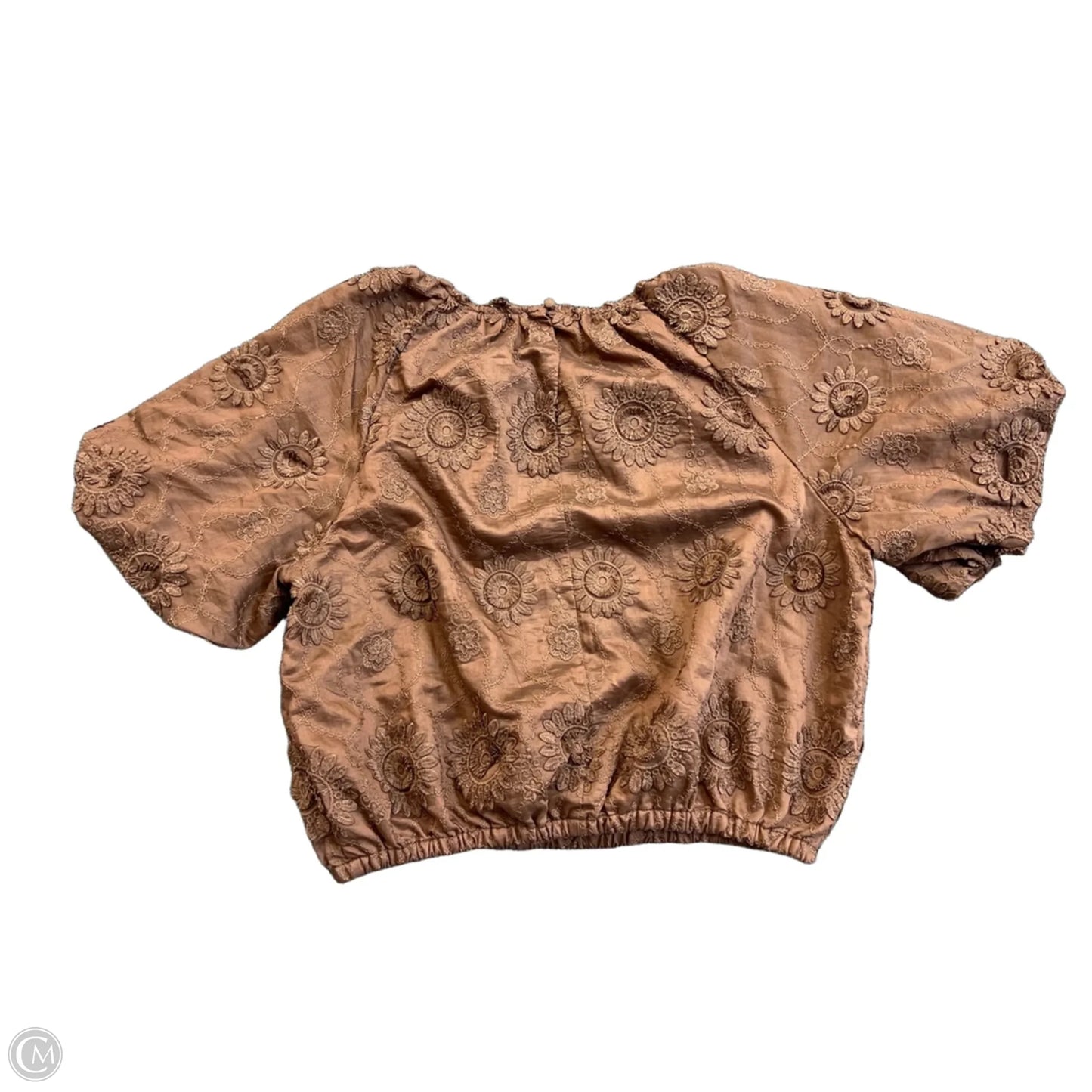 Top Short Sleeve By Industry In Brown, Size: L