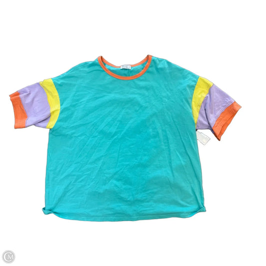 Top Short Sleeve By Clothes Mentor In Multi-colored, Size: Xl