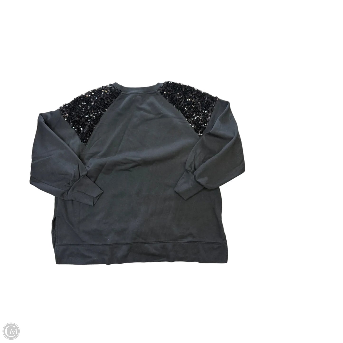 Sweatshirt Crewneck By Maurices In Black, Size: 1x