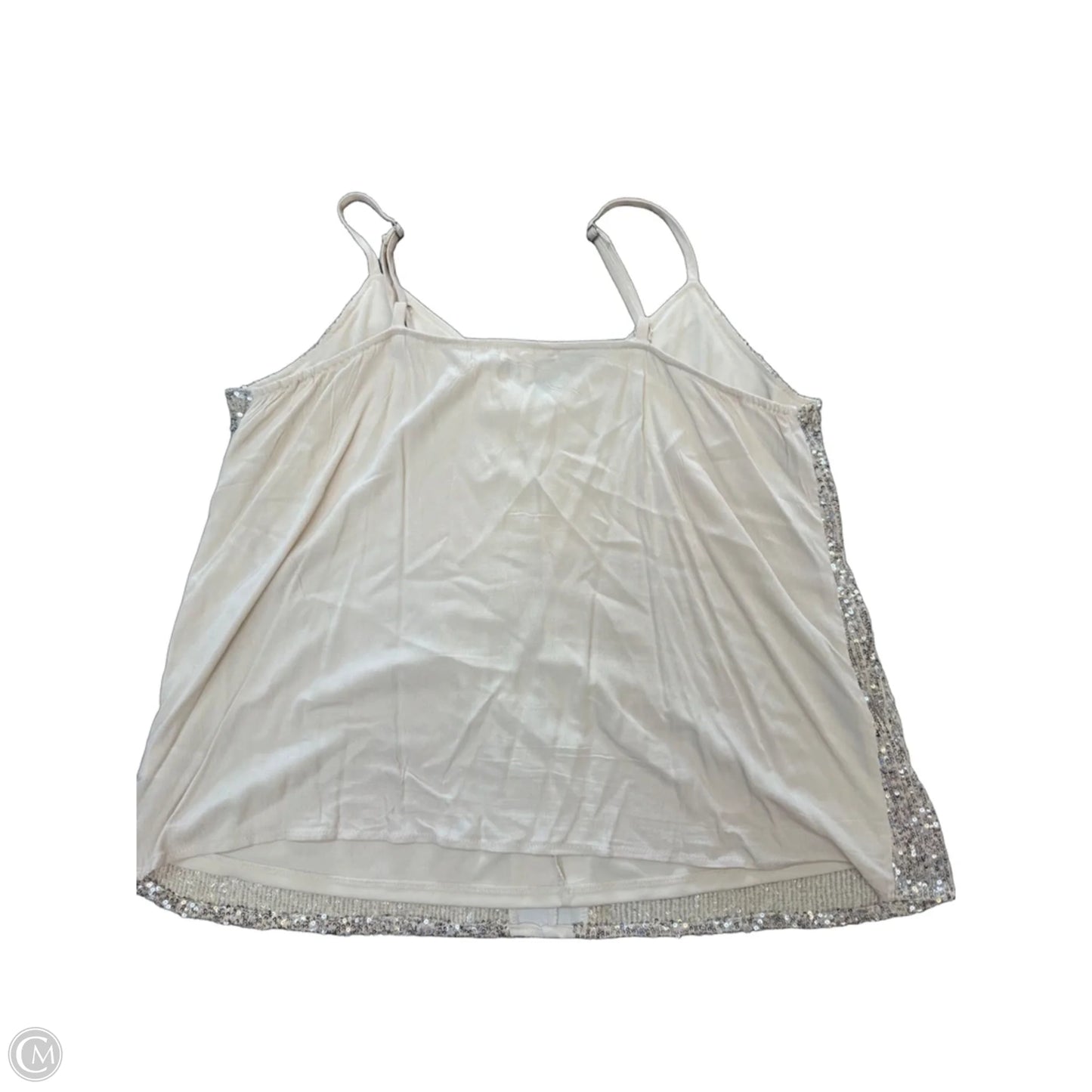 Top Sleeveless By Maurices In Beige, Size: 1x