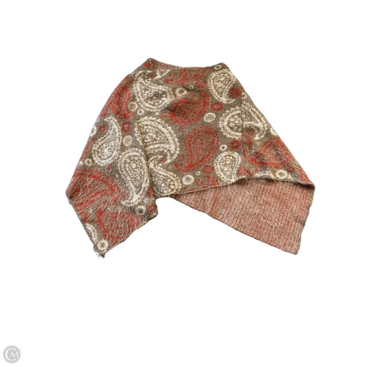 Sweater By Clothes Mentor In Paisley Print, Size: Osfm