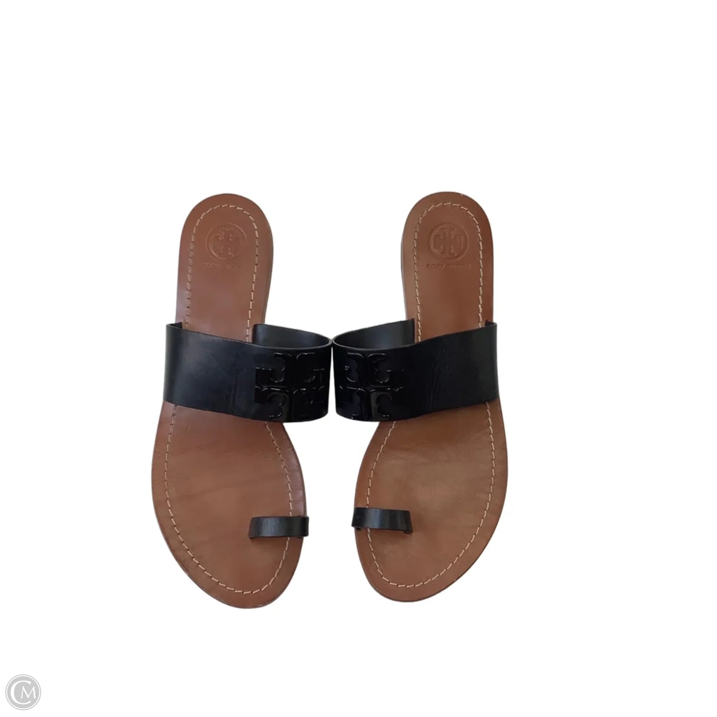 Sandals Designer By Tory Burch In Black, Size: 9