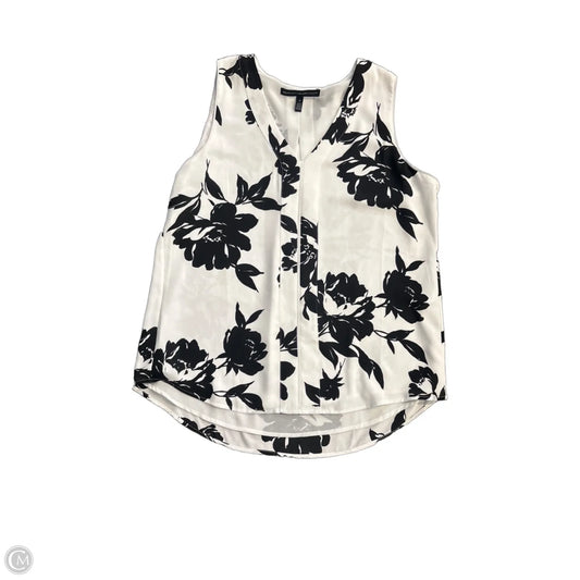 Top Sleeveless By White House Black Market In Floral Print, Size: 8