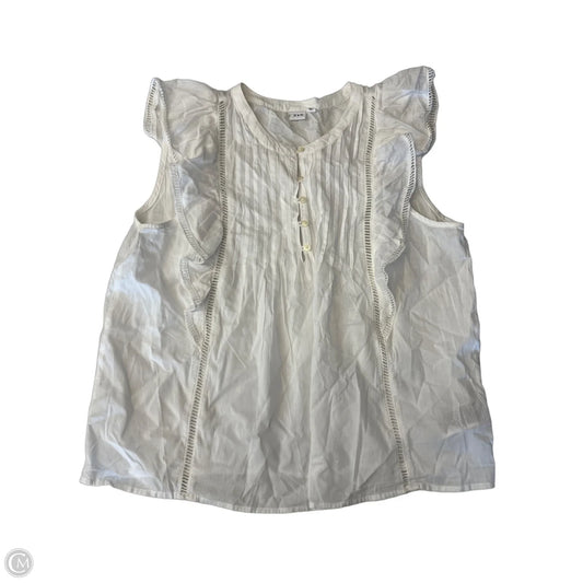 Top Short Sleeve By Gap In White, Size: S