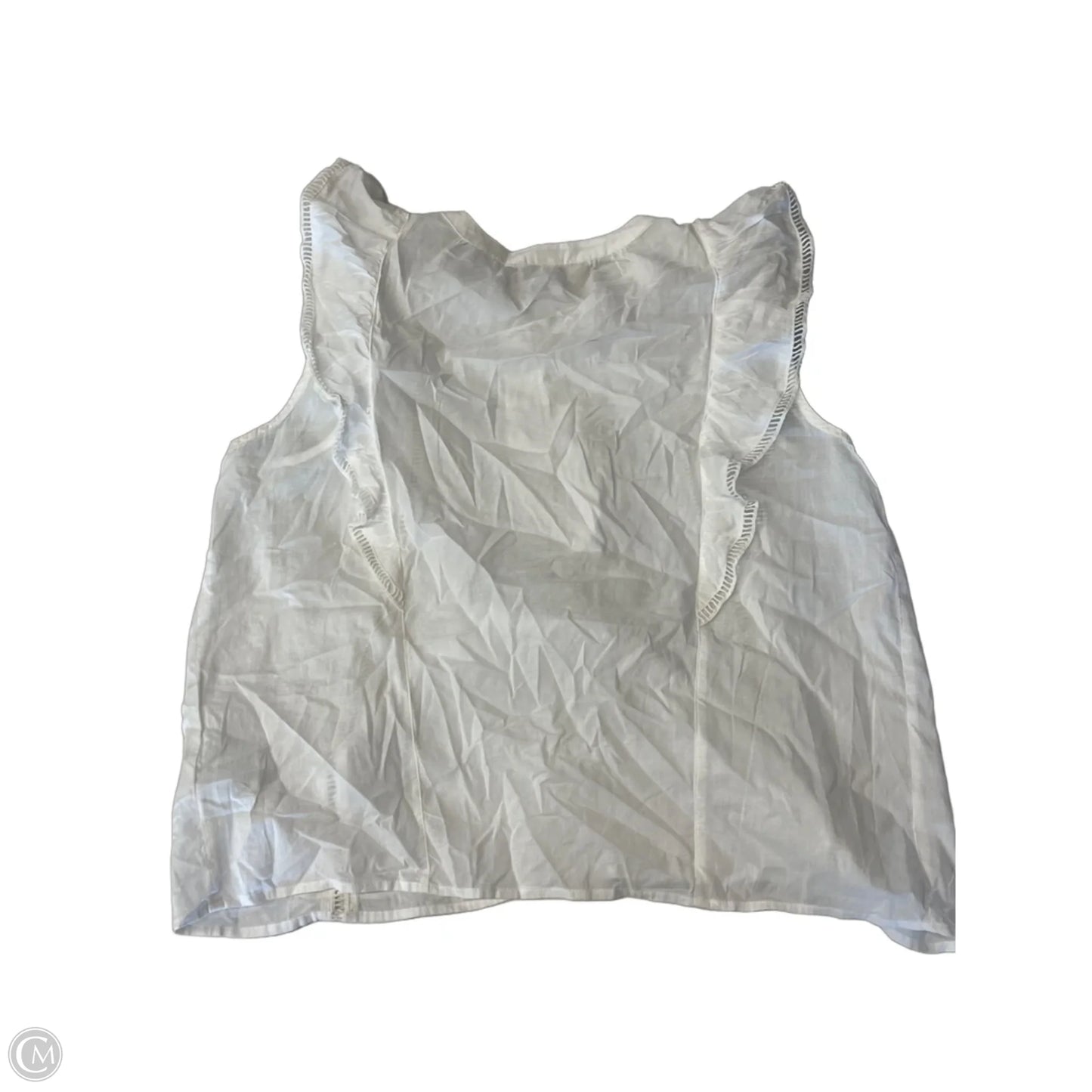 Top Short Sleeve By Gap In White, Size: S