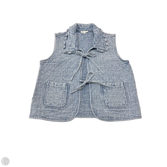 Vest Puffer & Quilted By Wishlist In Blue, Size: L