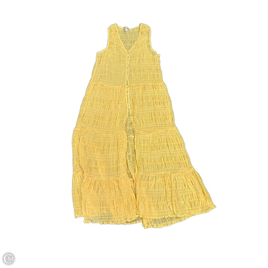 Dress Casual Maxi By Cmb In Yellow, Size: L